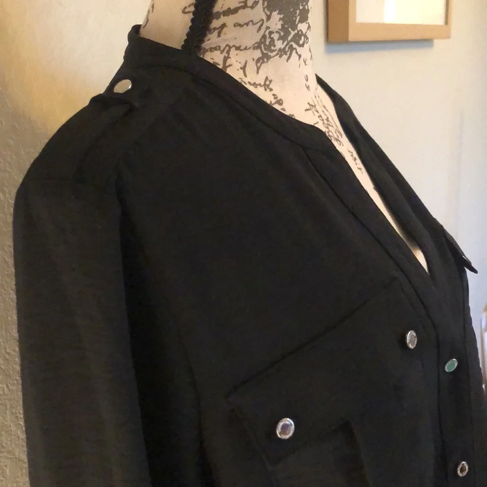 Calvin Kline Long button up blouse - Picture 3 of 6